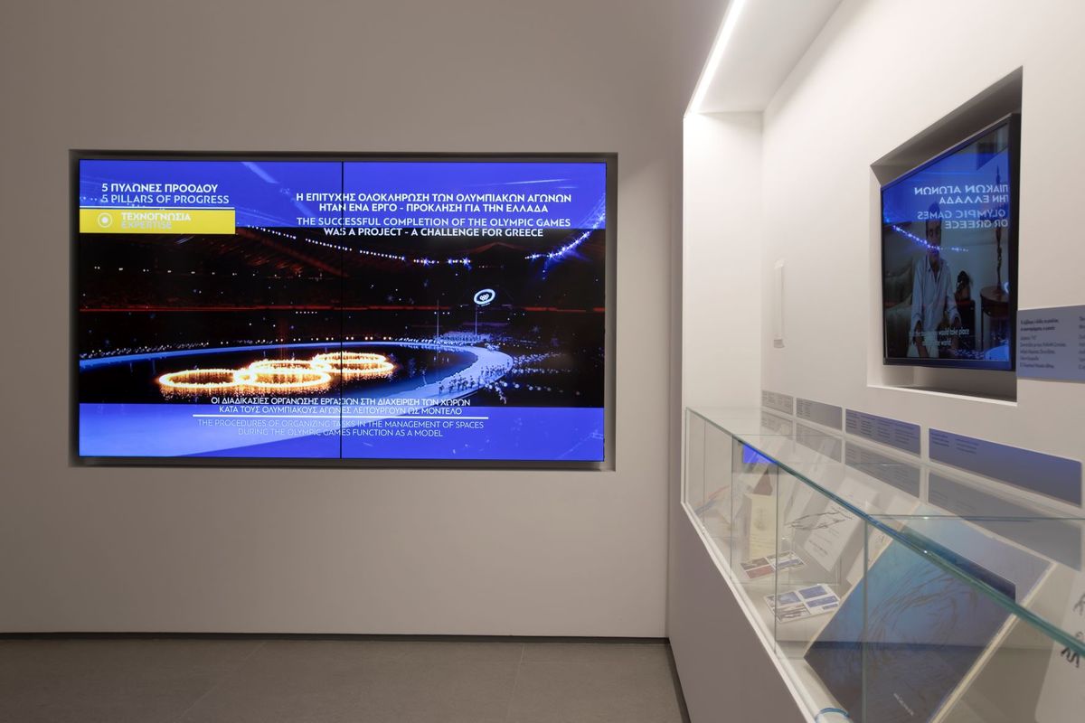 LG digital signage solutions at Olympic museum 3