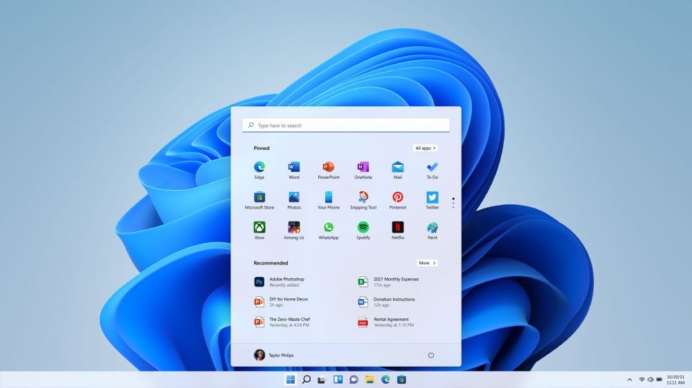 Wondows 11 Start 1000x562