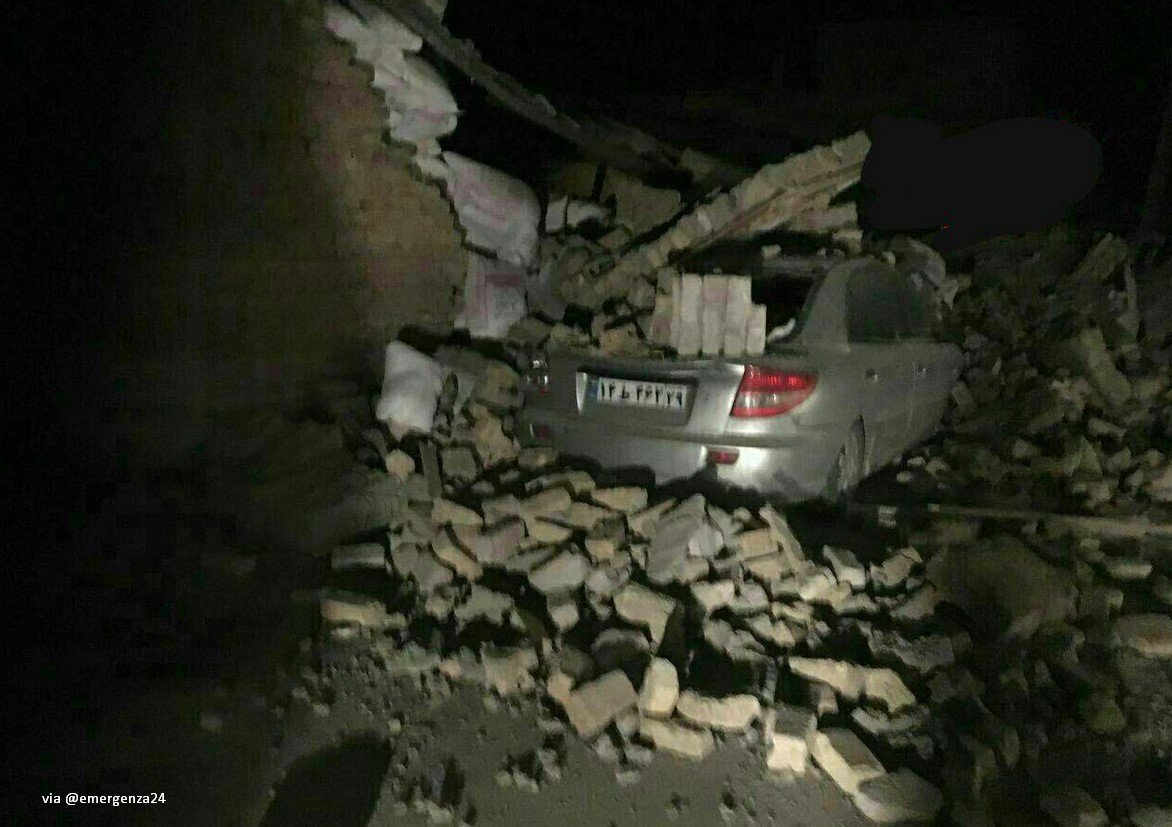 iran earthquake tria