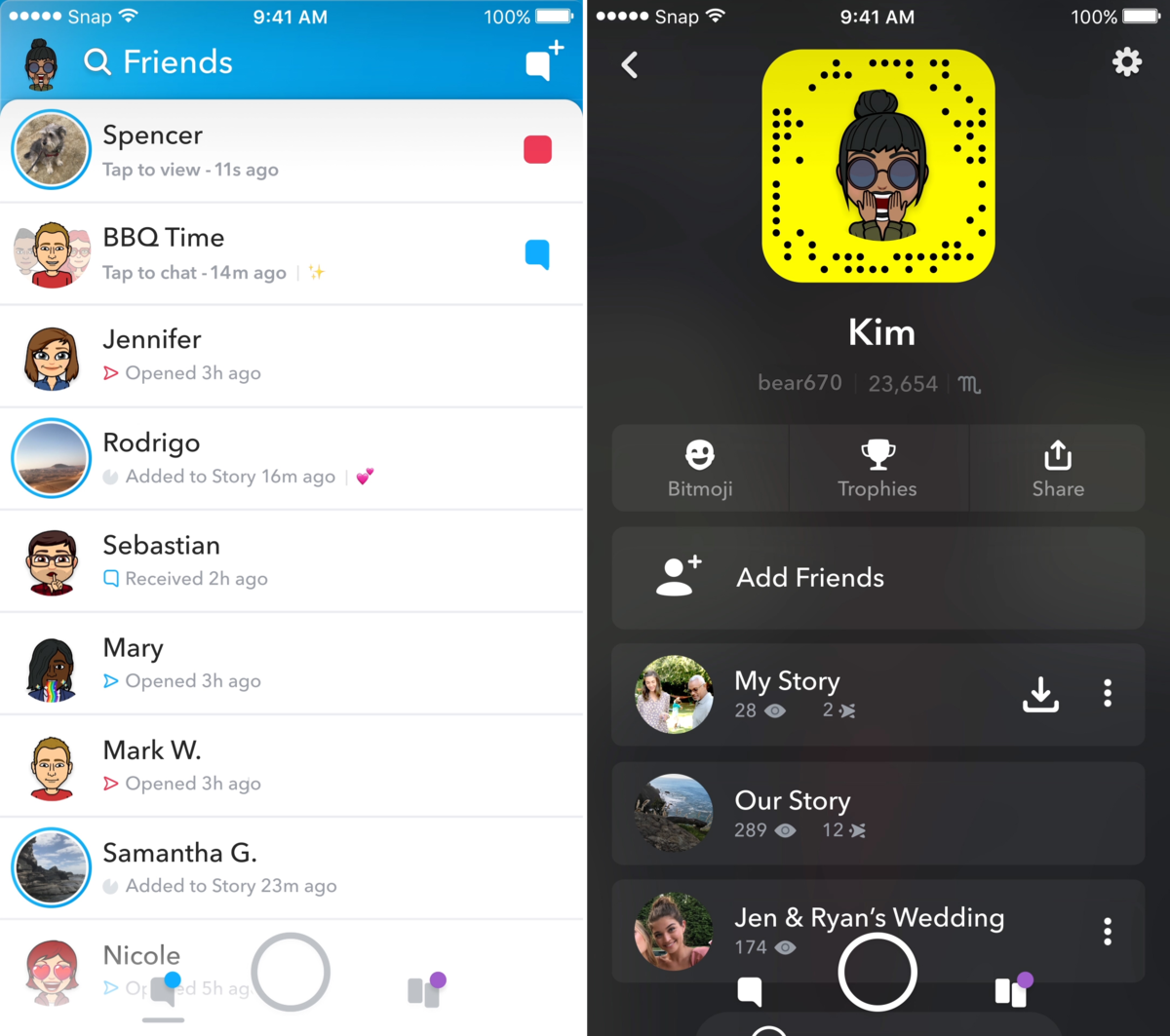 new snapchat