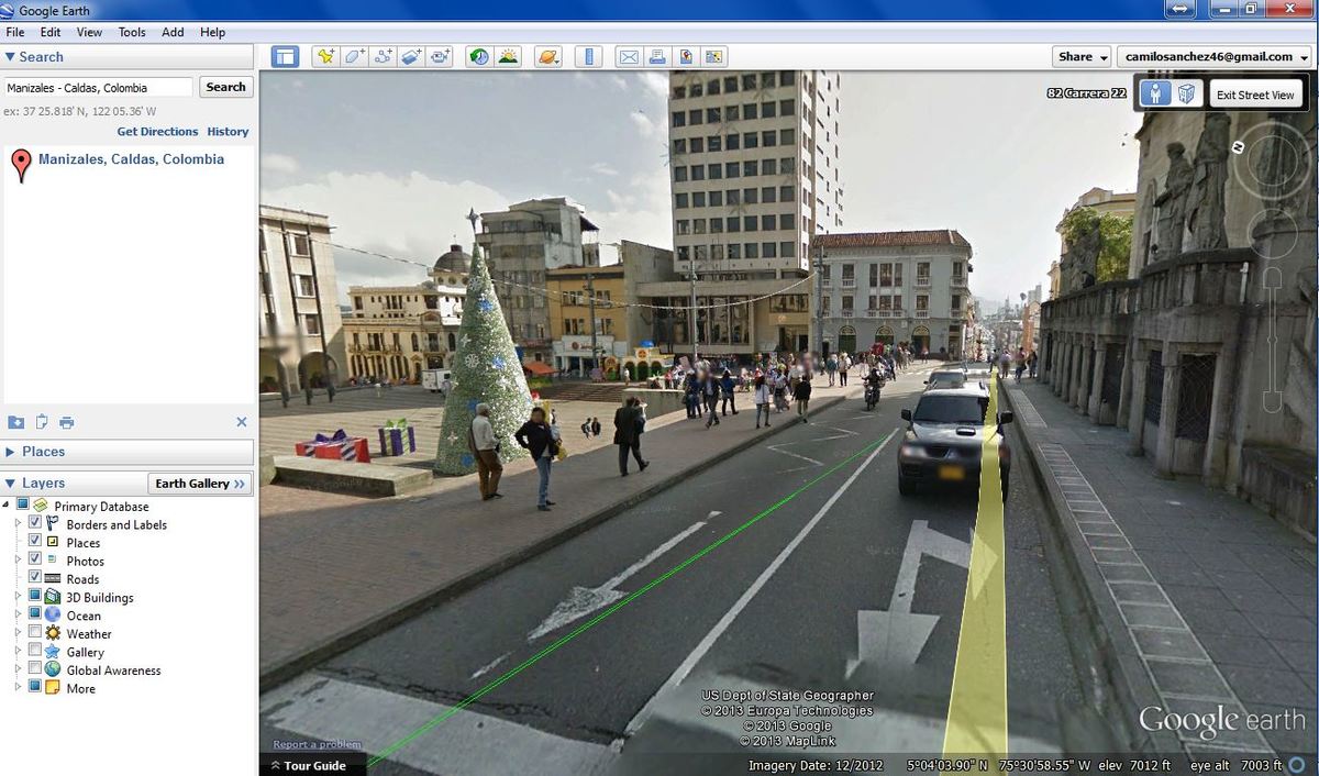 Google Street View Colombia screenshot