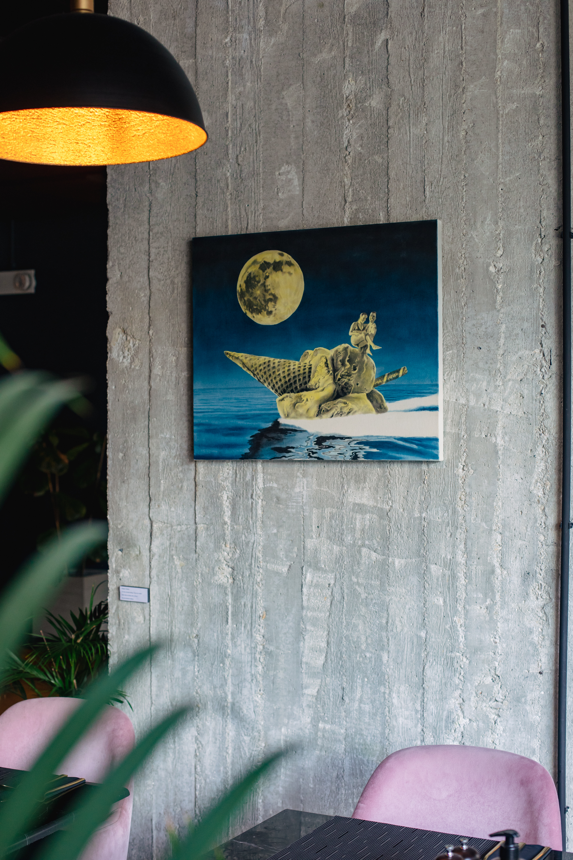 Filippos Telesto Im not a human being Im an ice cream Allouche Benias Gallery Brown Lighthouse