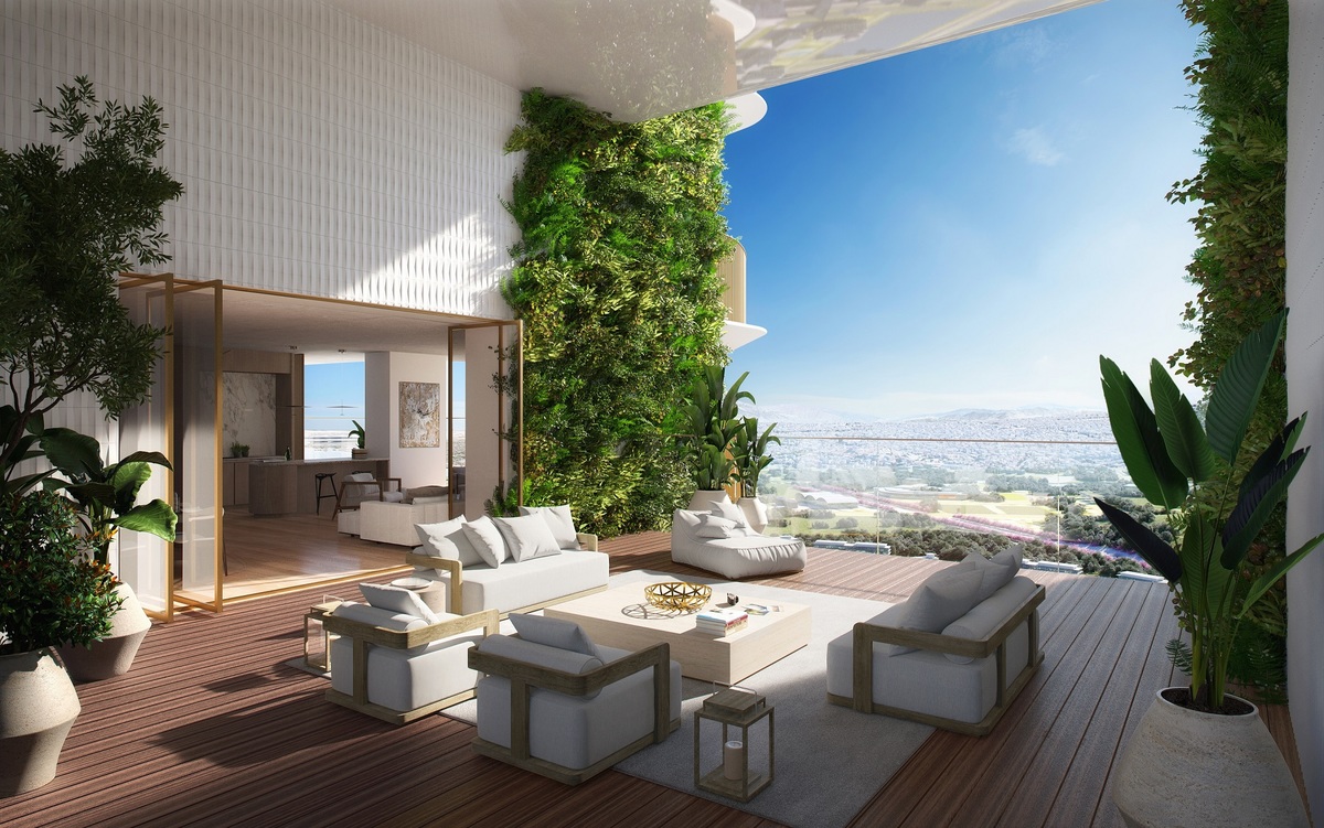 Lamda Development Marina Tower 3D 3. Terrace