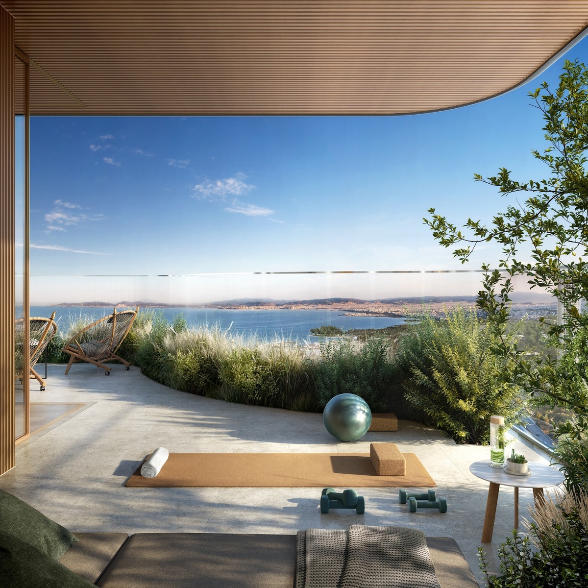 Lamda Development Marina Tower 3D 4. Balcony