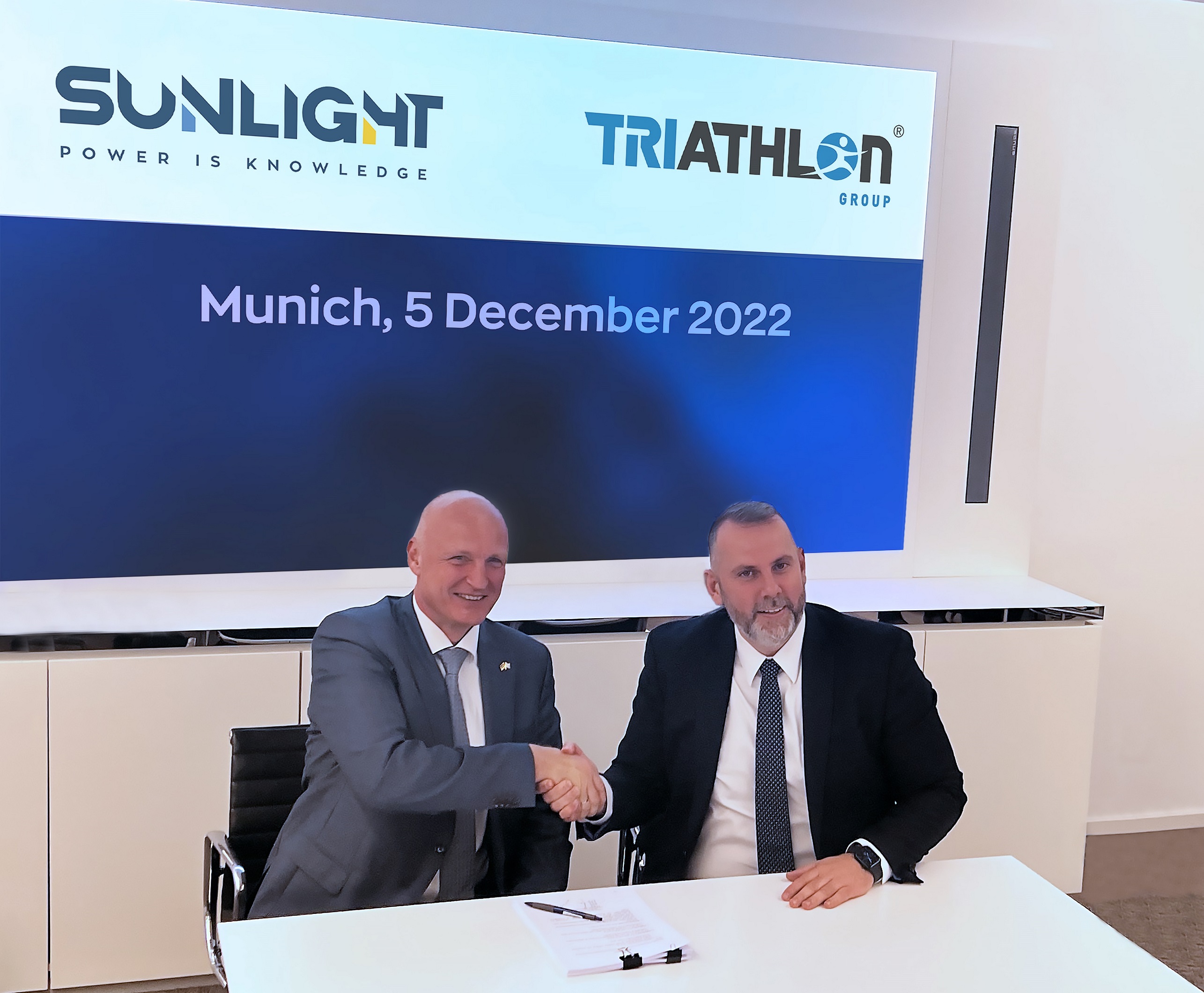 Sunlight Triathlon agreement Signing 2