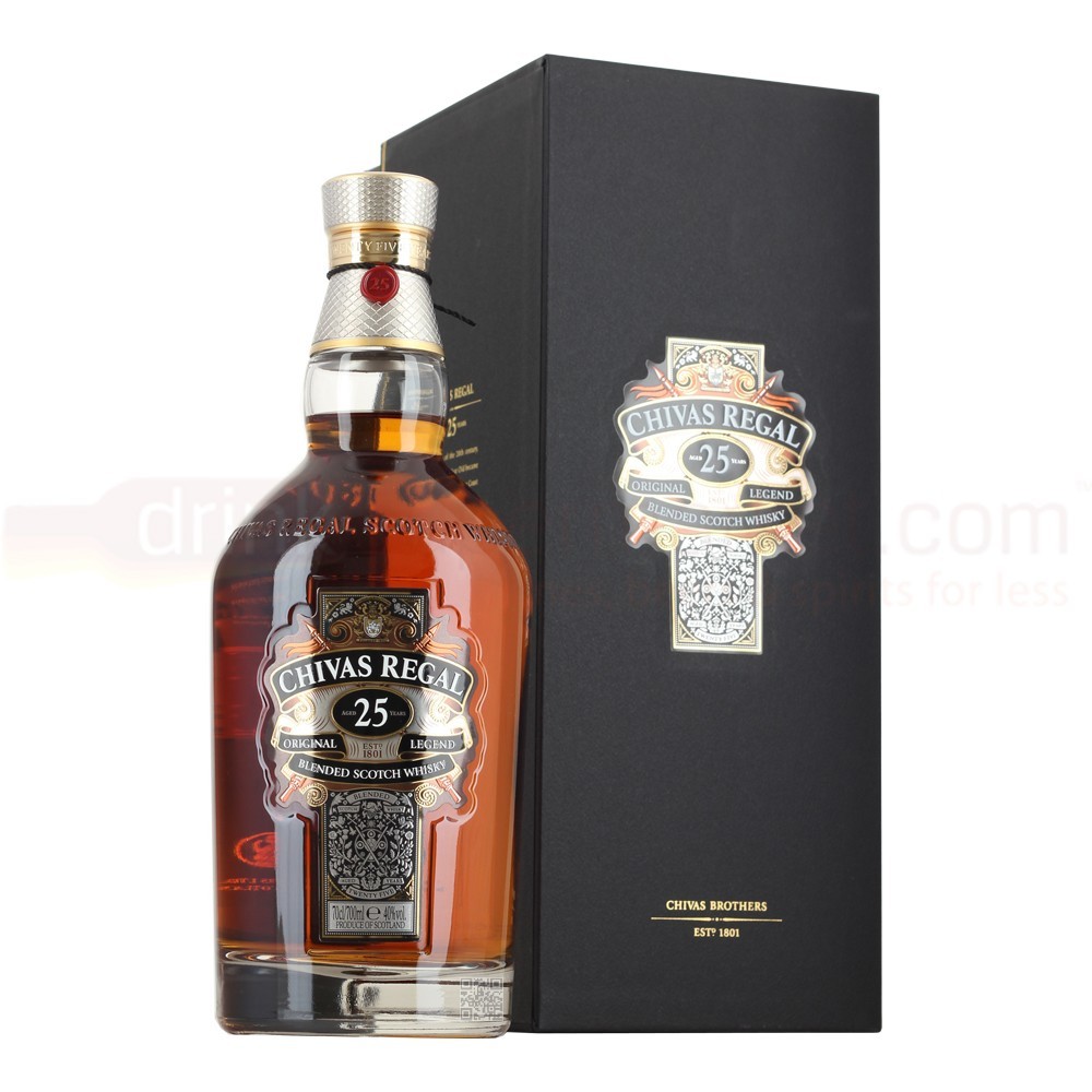 chivas regal 25 yo blended scotch whisky 70cl 1