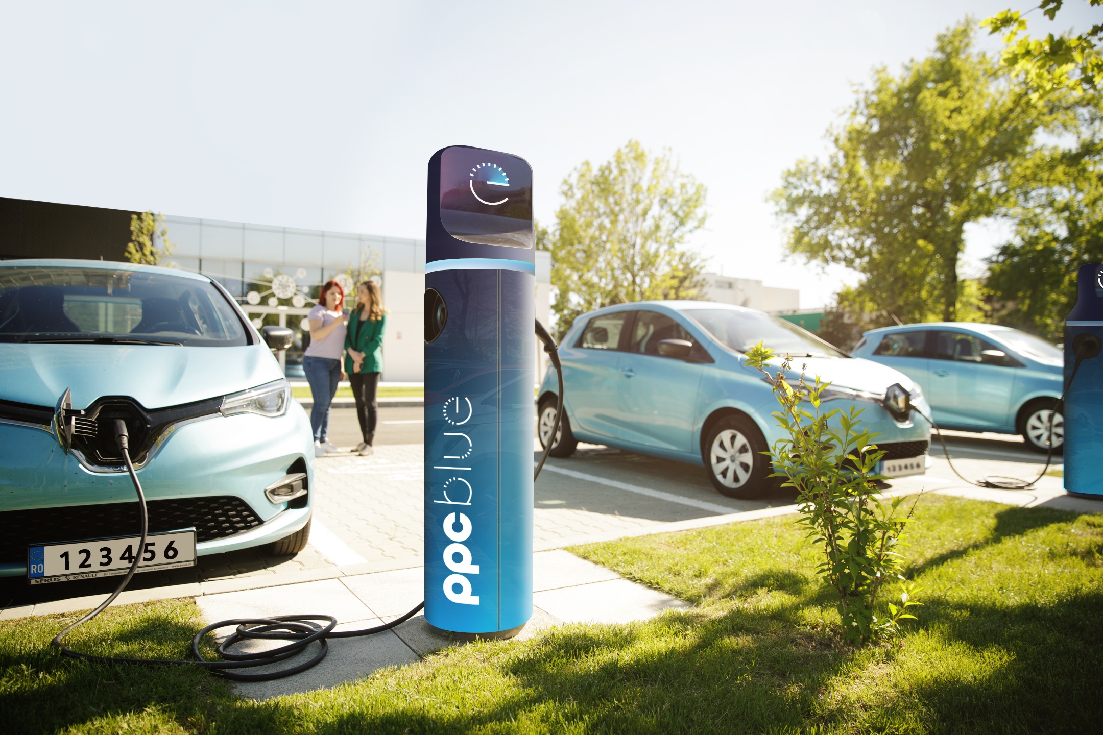 PPC blue charger in Romania