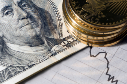 gold and us dollar