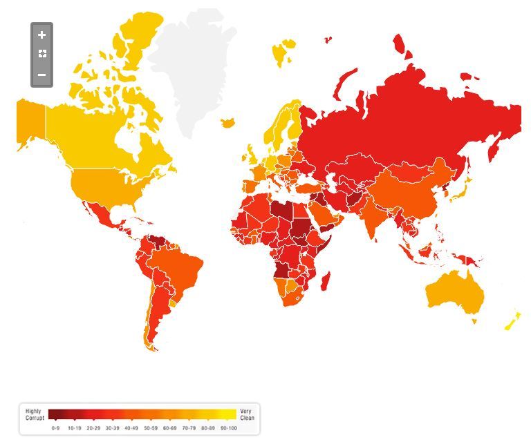map corruption