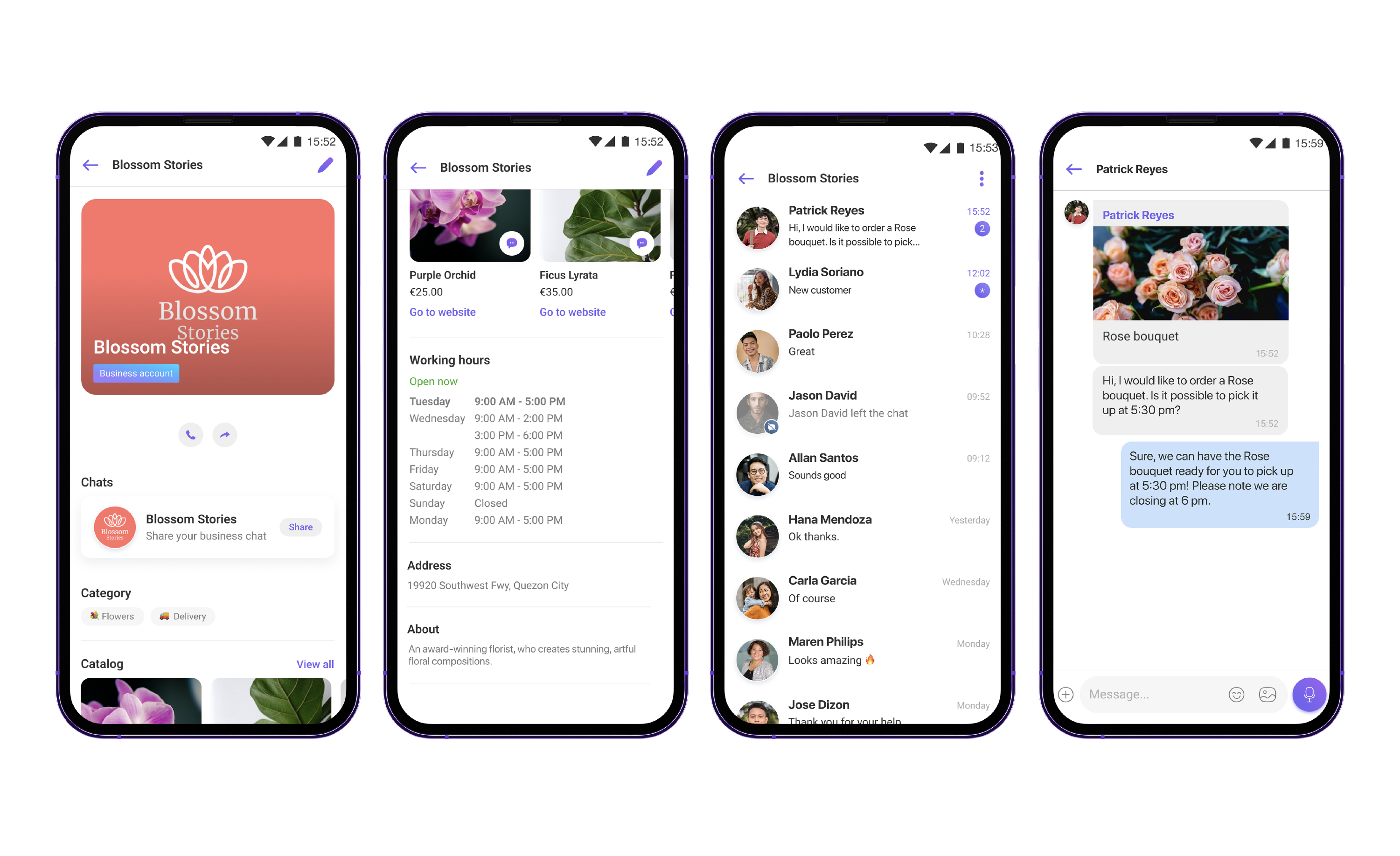 A self serve business account on Viber