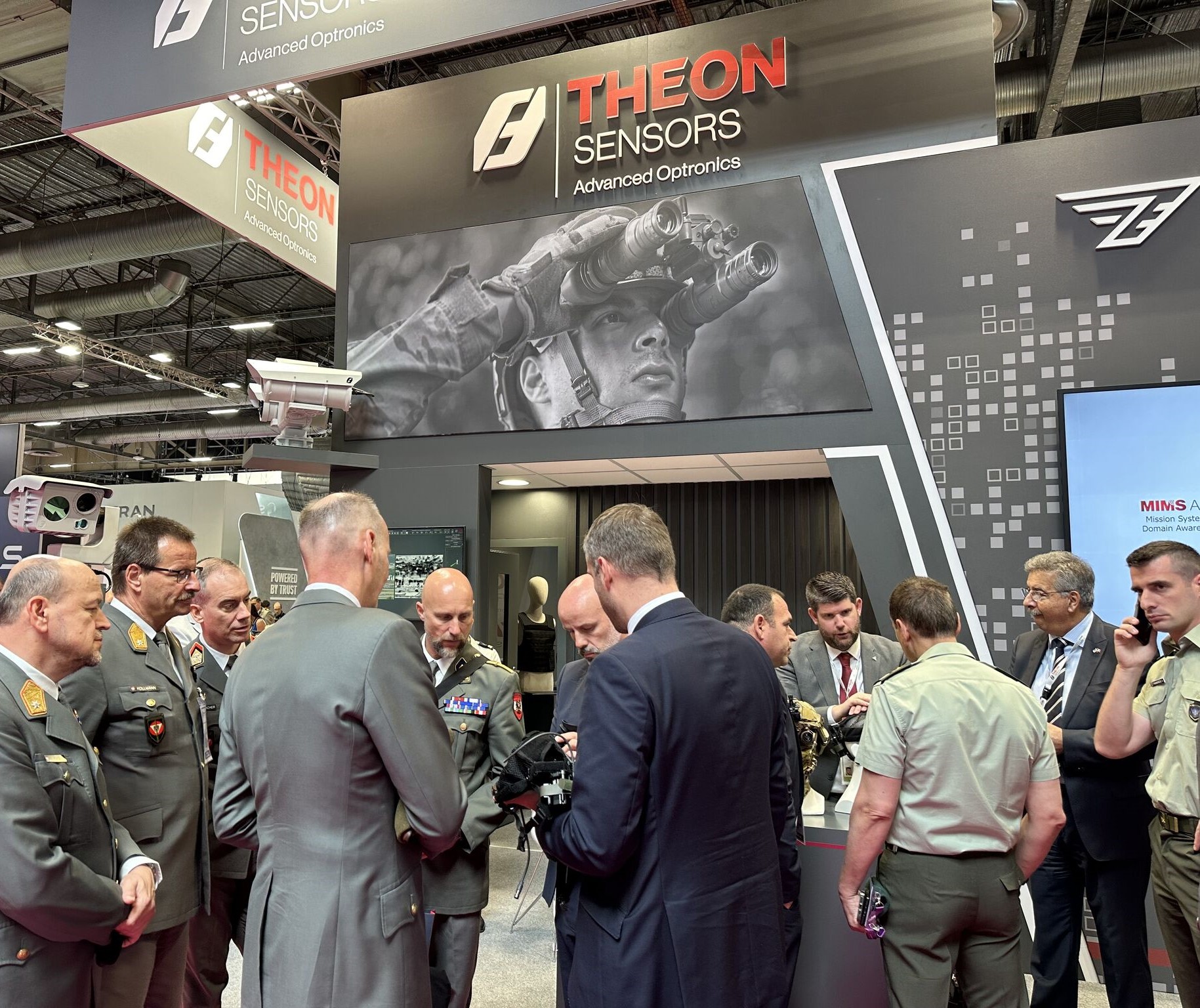 2. Το περίπτερο της ΤΗΕΟΝ στη EUROSATORY 2024