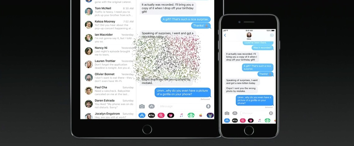 4 imessage is now cleaner looking and more fun to use