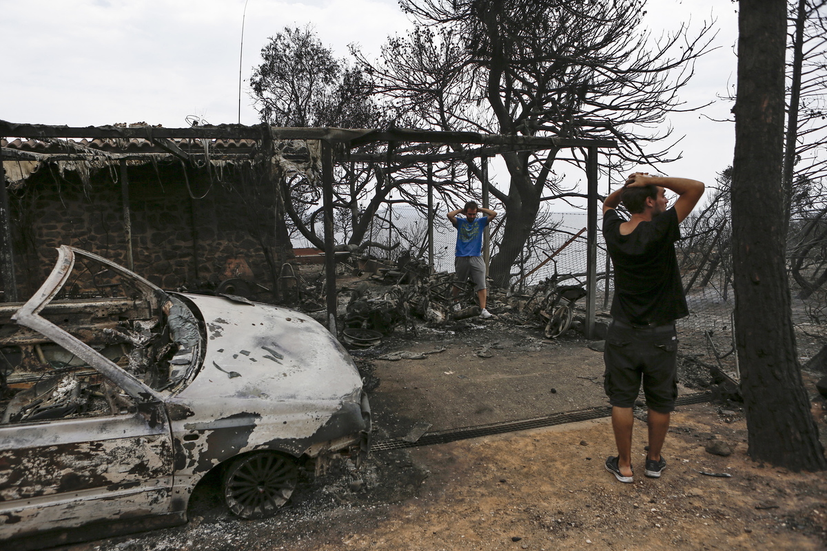 wildfire in
