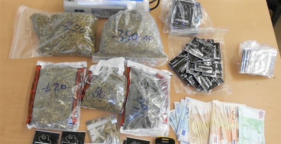 Πέντε συλλήψεις στο Ηράκλειο για εμπόριο ναρκωτικών
