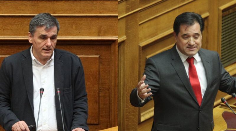Άγρια «κόντρα» Τσακαλώτου-Γεωργιάδη στη Βουλή