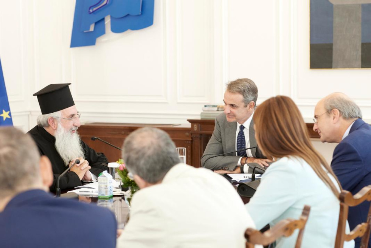 Συνάντηση Μητσοτάκη με τον Αρχιεπίσκοπο Κρήτης – Τι συζητήθηκε