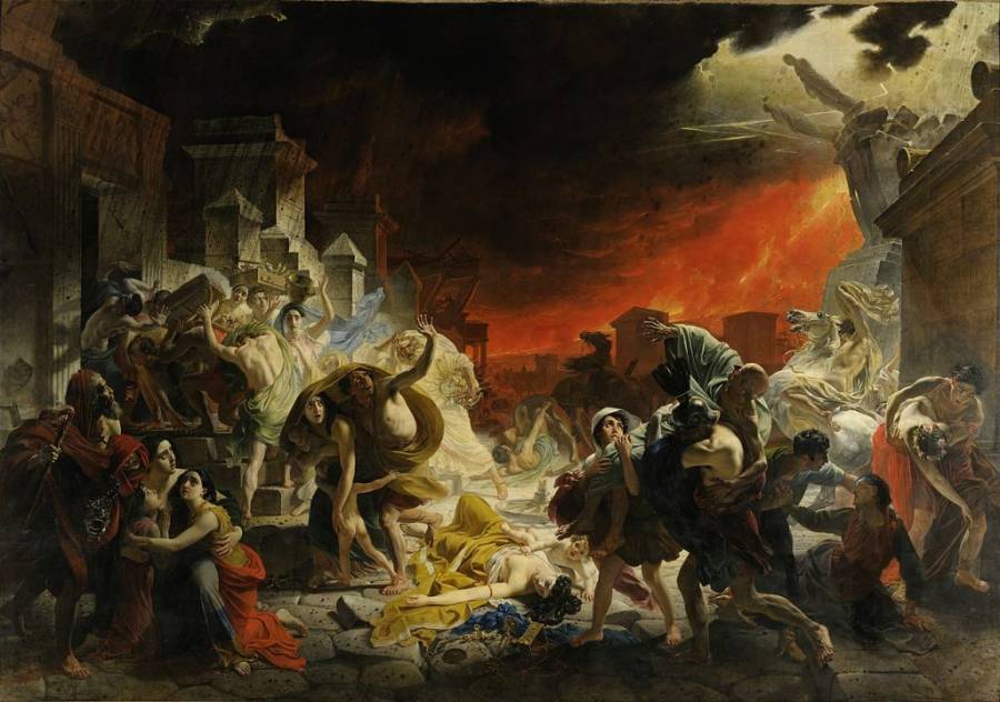 Πομπηία: Η καταστροφική έκρηξη του Βεζούβιου που έμεινε στην ιστορία, μέσα από την τέχνη