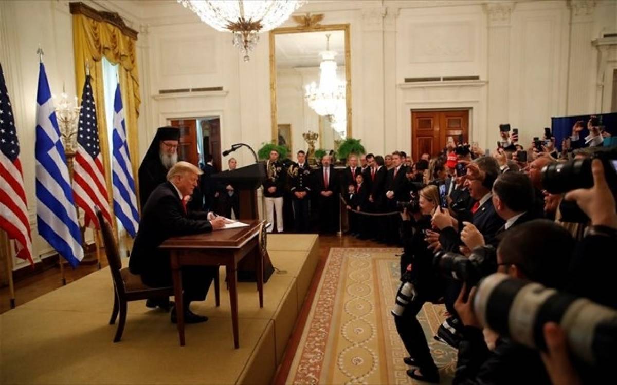 «Ωδή» Τραμπ στον ελληνικό πολιτισμό