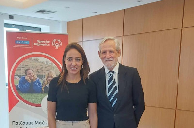 Συνάντηση του προέδρου των Special Olympics Hellas με τη Μιχαηλίδου