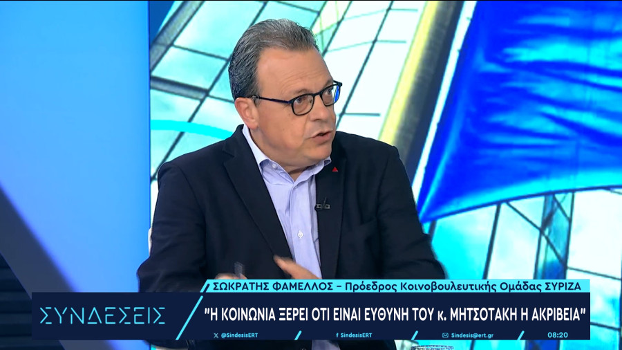 Φάμελλος: Γιατί είμαστε δεύτεροι στον πληθωρισμό τροφίμων;-Ας απαντήσει ο Μητσοτάκης