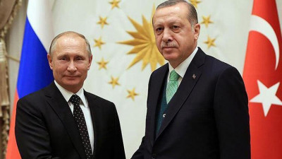 Τηλεφώνημα Ερντογάν σε Πούτιν για «ειρηνευτική πρωτοβουλία»
