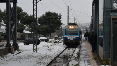 Hellenic Train: Τροποποιήσεις και καθυστερήσεις σε δρομολόγια λόγω εκχιονισμών