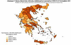 Διασπορά κρουσμάτων: 635 στην Αττική - 336 στη Θεσσαλονίκη