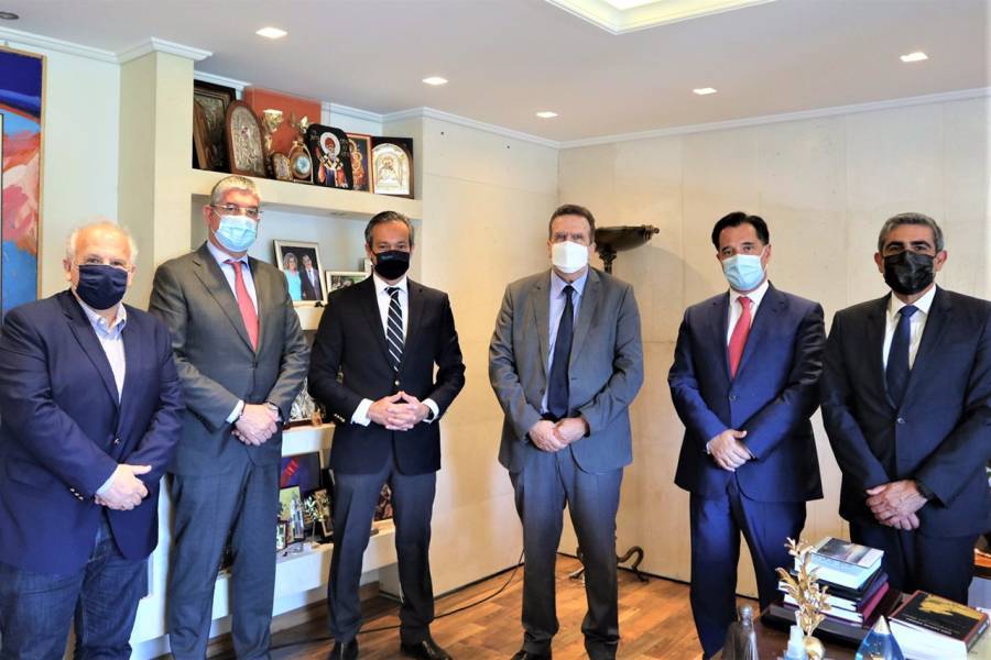 Συνάντηση Γεωργιάδη- Τσακίρη με το προεδρείο της Ε.Σ.Ε.Ε