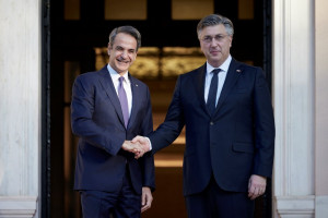 Μητσοτάκης-Πρωθυπουργός Κροατίας: Πολύ χρήσιμη συνάντηση ενόψει Ευρωεκλογών-Συζητήθηκαν οι διμερείς σχέσεις