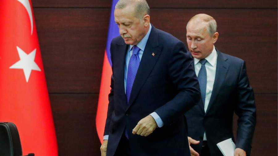 Πούτιν- Ερντογάν συμφώνησαν για εκεχειρία στη Συρία