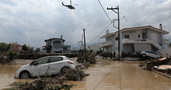 Εύβοια: 130 χιλιοστά βροχής σε λίγες ώρες – Πλημμύρισαν σπίτια, κατολισθήσεις στο οδικό δίκτυο