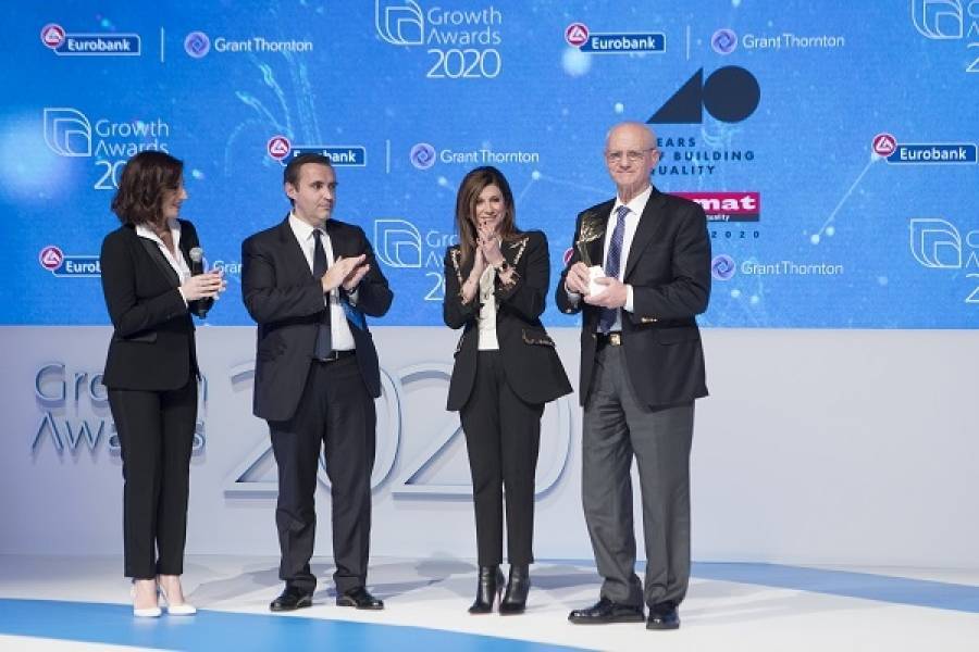 Διάκριση για την ISOMAT στα Growth Awards 2020