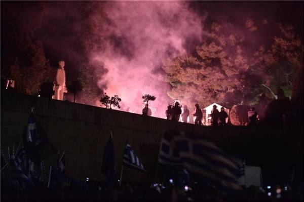 Προσαγωγές και επεισόδια στο συλλαλητήριο για τη Μακεδονία