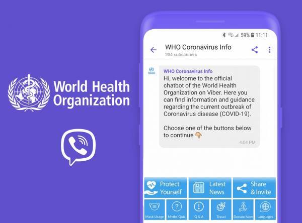 ΠΟΥ-Viber: Συνεργασία κατά της παραπληροφόρησης για τον κορονοϊό