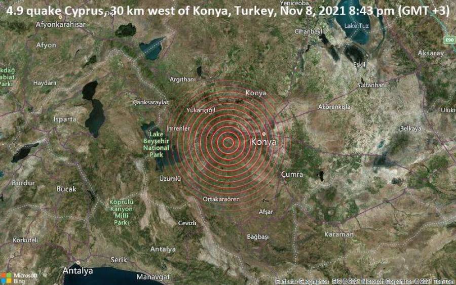 Σεισμός 4,9 Ρίχτερ στην Τουρκία- Στους δρόμους οι κάτοικοι