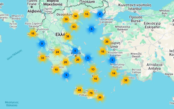 Γαλάζια Σημαία: Η Ελλάδα 2η παγκοσμίως-Ο χάρτης με τις παραλίες