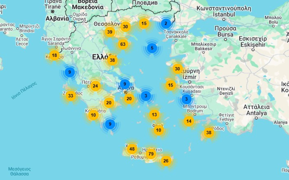 Γαλάζια Σημαία: Η Ελλάδα 2η παγκοσμίως-Ο χάρτης με τις παραλίες