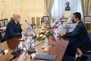 Δένδιας: Ιστορική και έγκυρη συμφωνία για ΑΟΖ με την Ιταλία