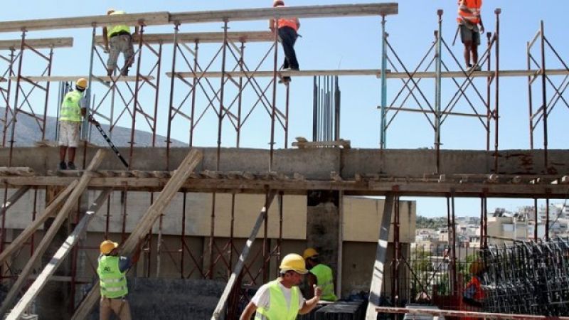 ΕΛΣΤΑΤ: Μειώθηκε ο δείκτης παραγωγής στις κατασκευές το β' τρίμηνο