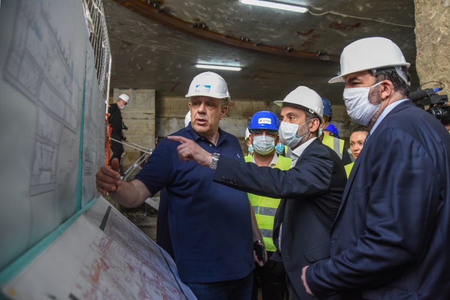 Στο Μετρό Θεσσαλονίκης ο Δήμαρχος Κωνσταντίνος Ζέρβας
