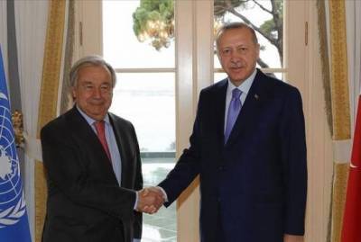 ΟΗΕ: Δε συζητήθηκε το Κυπριακό στη συνάντηση Γκουτέρες-Ερντογάν