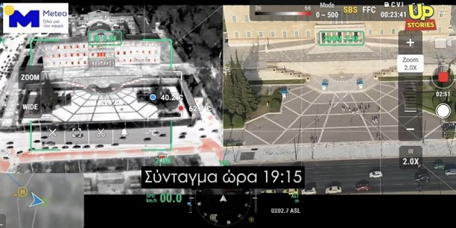 «Καμίνι» η Αθήνα:40°C η θερμοκρασία αέρα-Άνω των 80°C στο έδαφος