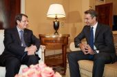 Μητσοτάκης και Αναστασιάδης τα είπαν για Κυπριακό και ΑΟΖ