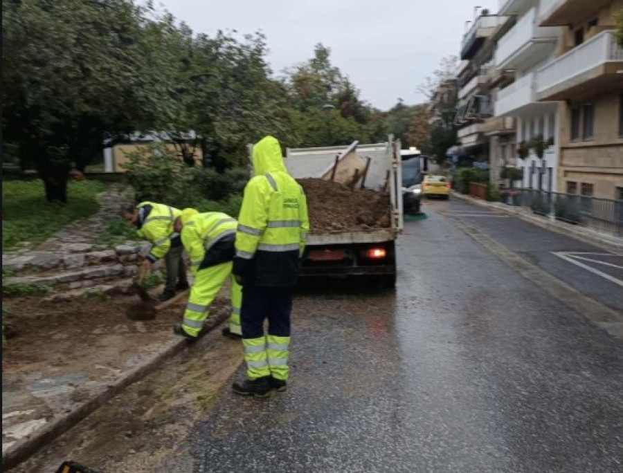 Δήμος Αθηναίων: Σε πλήρη κινητοποίηση και 24ωρη επιφυλακή για την αντιμετώπιση των καιρικών φαινομένων