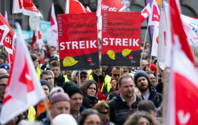 Απεργία «αλά Γαλλία» στη Γερμανία- Αναμένεται συγκοινωνιακό χάος
