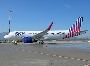 SKY express: Δρομολογεί το πρώτο από τα έξι ολοκαίνουργια AirbusA320neo