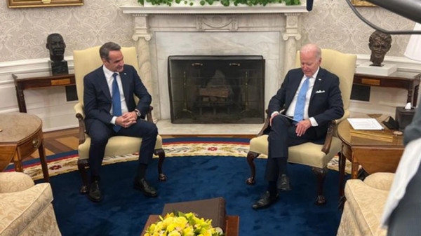 Μπάιντεν σε Μητσοτάκη: Βρισκόμαστε στην καλύτερη στιγμή των σχέσεων Ελλάδας-ΗΠΑ