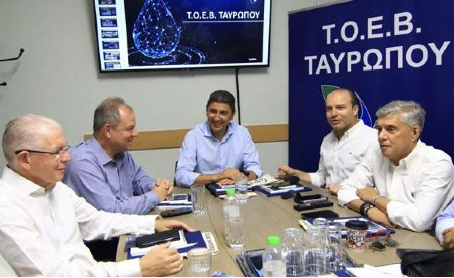 Αυγενάκης- Αρδευτικό του Ταυρωπού: Ανάδοχος έως το τέλος του έτους