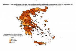 Διασπορά κρουσμάτων: 1.578 στην Αττική, 435 στη Θεσσαλονίκη