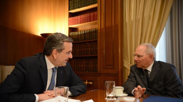 Τετ α τετ Σαμαρά- Σόιμπλε: Από τον Σεπτέμβριο ξεκινά η συζήτηση για το ελληνικό χρέος
